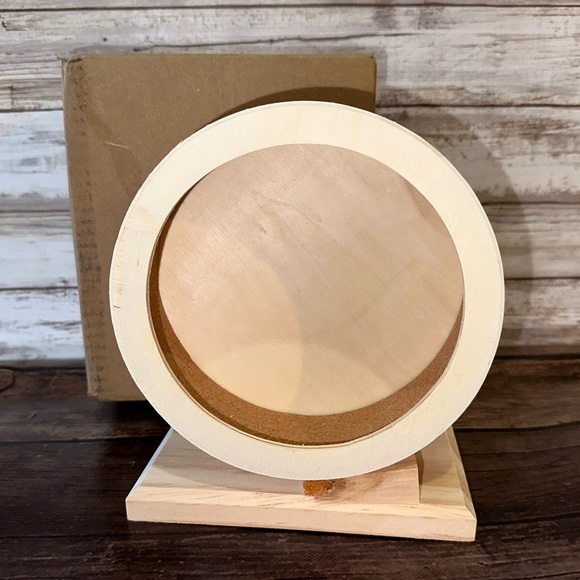 🔥HP🔥 Silent Wooden Small Pets Wheel- NIB - Picture 3 of 7